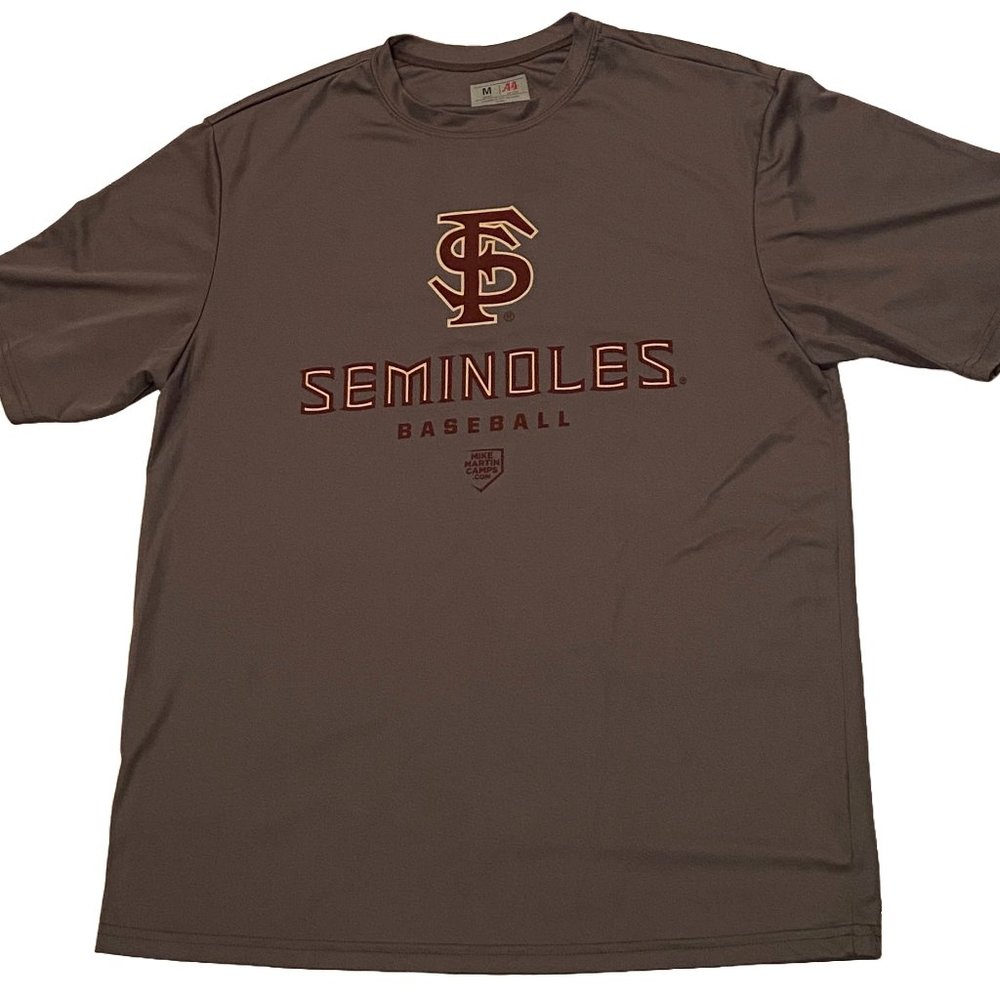 FSU Florida State Seminoles Baseball A4 Tee Shirt, Medium